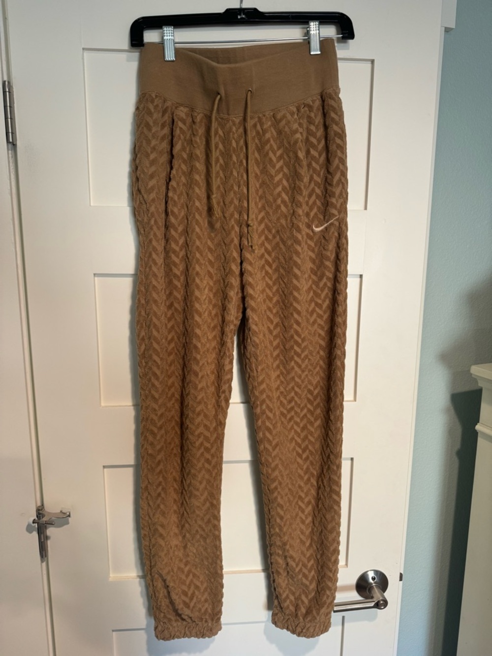 Nike Tan Chevron Knit Joggers